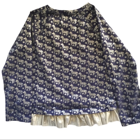 CREWCUTS Cozy Leggings & Top OUTFIT Silver Zebra - Picture 7 of 7